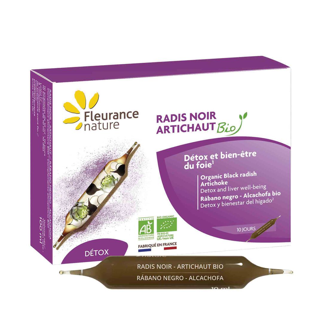 Ampoules Radis noir Artichaut alimentaire Fleurance