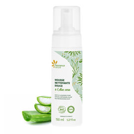 Mousse nettoyante douce à l'Aloe vera