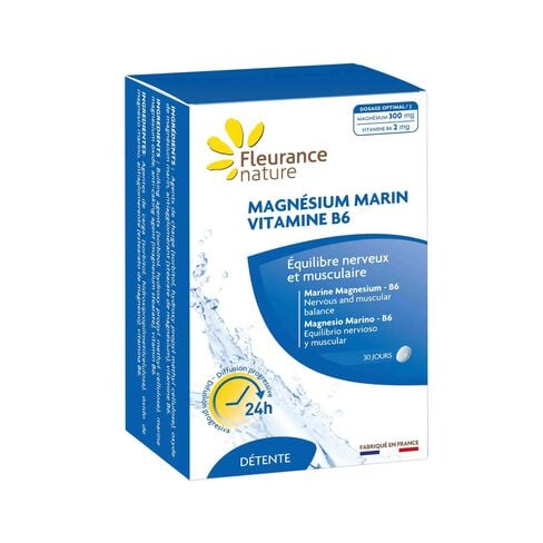 Magn&eacute;sium marin B6 compl&eacute;ment alimentaire
