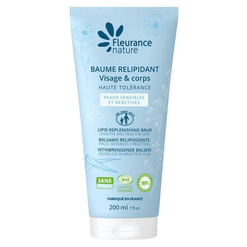 Baume relipidant visage & corps peaux sensibles bio