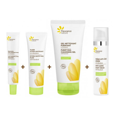 Les 4 soins à la bardane cosmétique bio