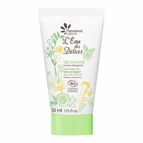 Gel douche parfum&eacute; &agrave; l'Eau des D&eacute;lices Verveine et Bergamote cosm&eacute;tique bio