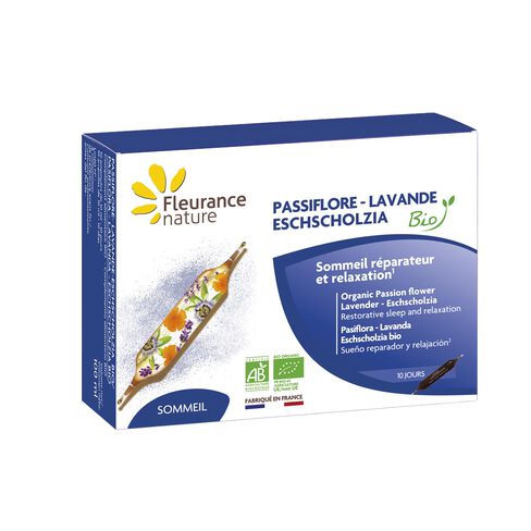 Ampoules d&eacute;tente passiflore bio