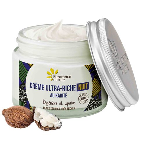 Crème de nuit ultre-riche au Karité