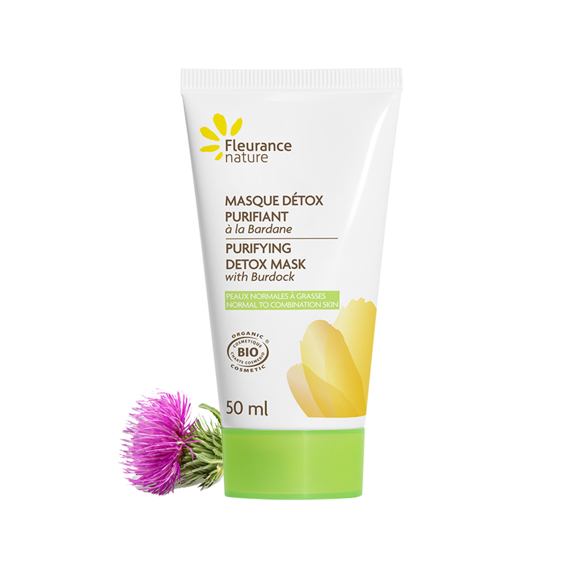 Masque détox purifiant à la Bardane