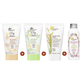 Les 4 produits format voyage