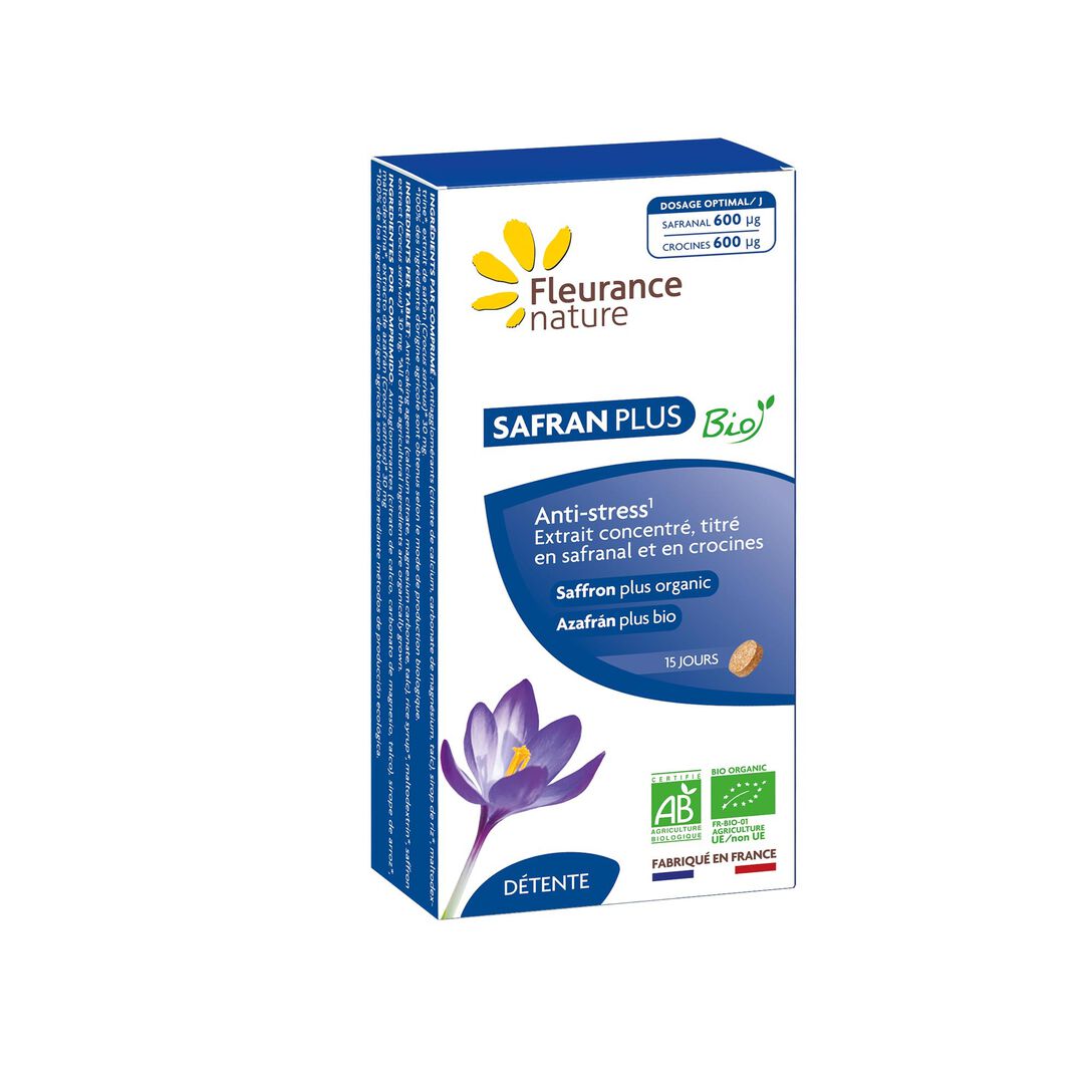 Safran plus bio, Complément alimentaire Fleurance Nature — free download