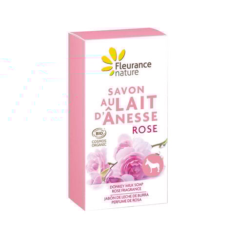 savon au lait d'anesse &agrave; la rose cosm&eacute;tique bio