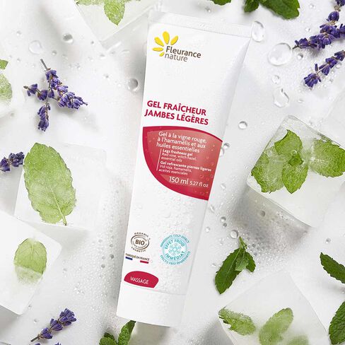 gel fra&icirc;cheur jambes l&eacute;g&egrave;res cosm&eacute;tique bio