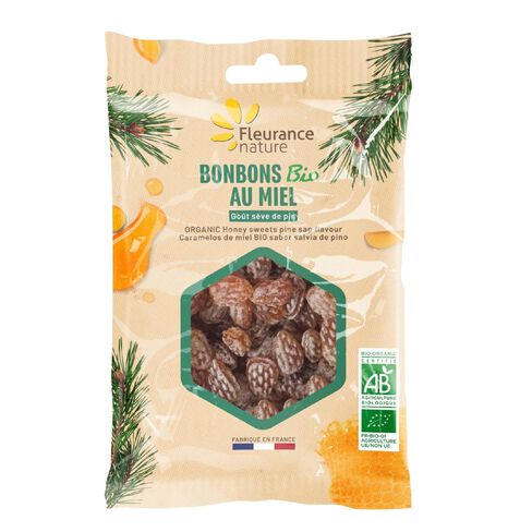 Bonbons au miel bio gout seve de pin