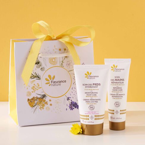 Coffret duo beauté mains et pieds Gelée royale certifié bio
