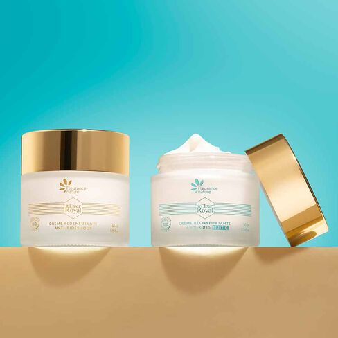 Duo Cr&egrave;me redensifiante anti-rides de jour cosm&eacute;tique bio