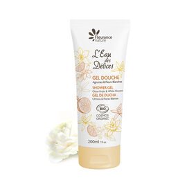 Gel douche parfumé à l'Eau des Délices Agrumes & Fleurs blanches 200 ml