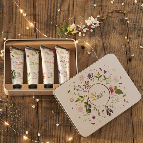 Coffret de crèmes mains Instant douceur cosmétique bio