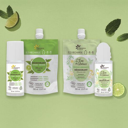 D&eacute;odorant EDD Verveine Bergamite cosm&eacute;tique bio