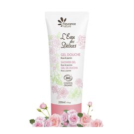 Gel douche parfumé à l'Eau des Délices Rose & Jasmin 200 ml