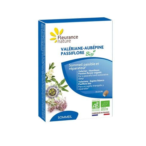 Val&eacute;riane Aub&eacute;pine Passiflore compl&eacute;ment alimentaire bio