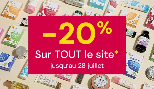 -20% sur TOUT le site