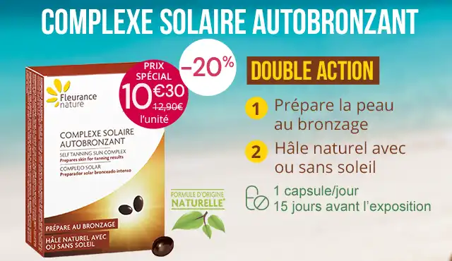 Complexe solaire : pour un joli hâle uniforme et lumineux