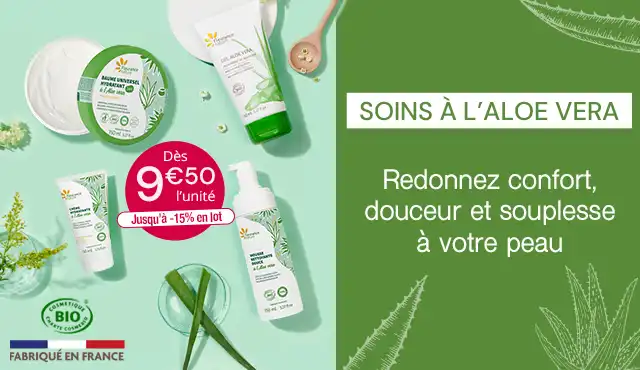 Soins à l'aloe vera : redonnez confort, douceur et souplesse à votre peau
