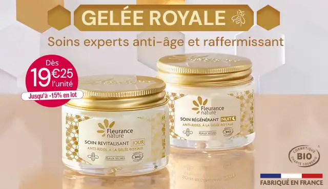 Gelée royale : soins experts anti-âge et raffermissant