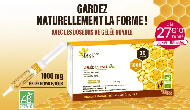 Gardez naturellement la forme ! Avec les doseurs de gelée royale