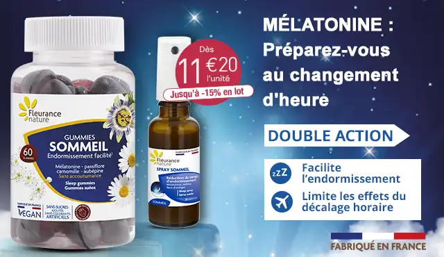 Mélatonine : Préparez-vous au changement d'heure