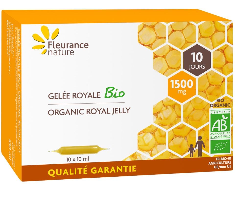 Ampoules de Gelée royale Bio 1500 mg