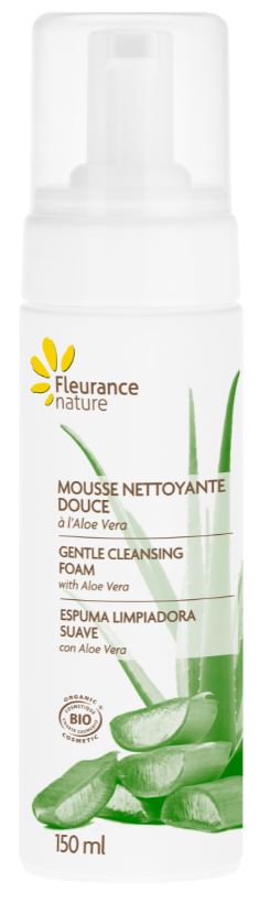 Mousse nettoyante douce à l'Aloe vera