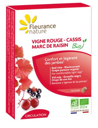 Vigne rouge - Cassis - Marc de raisin Bio