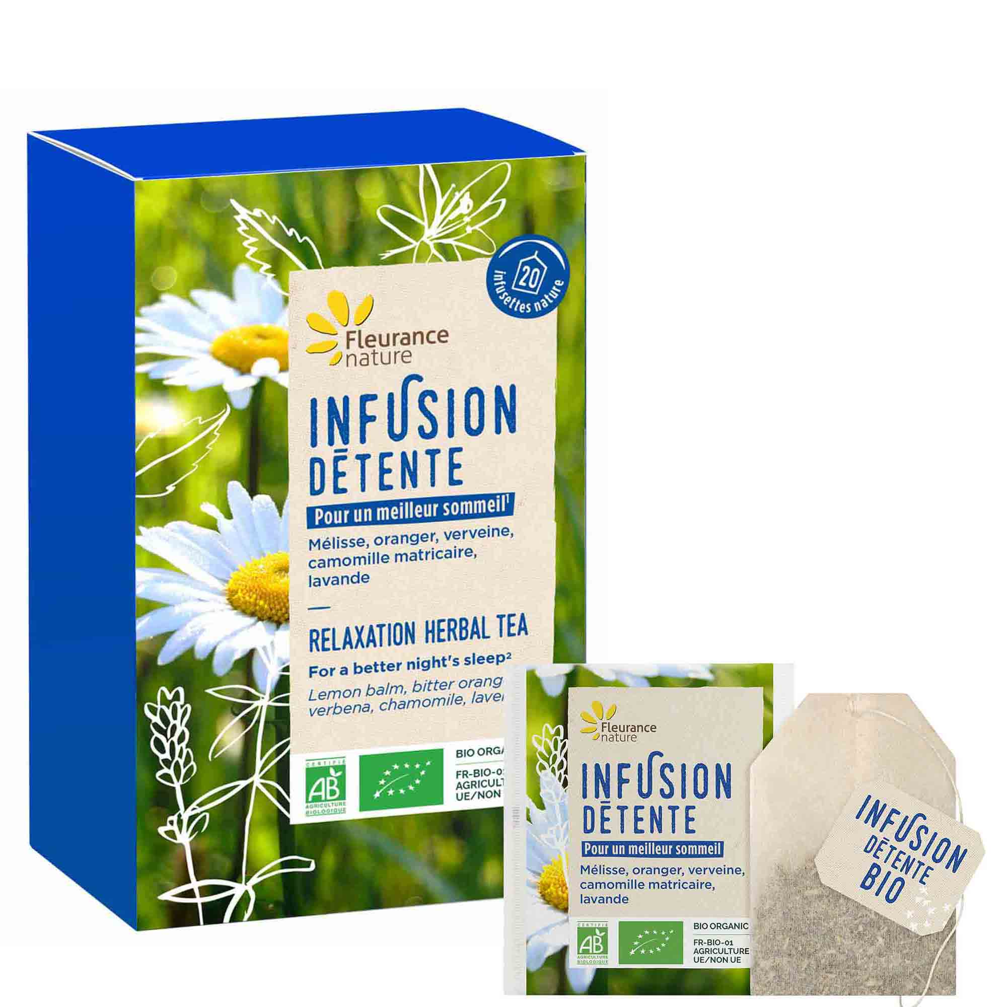 Infusion détente complément alimentaire bio