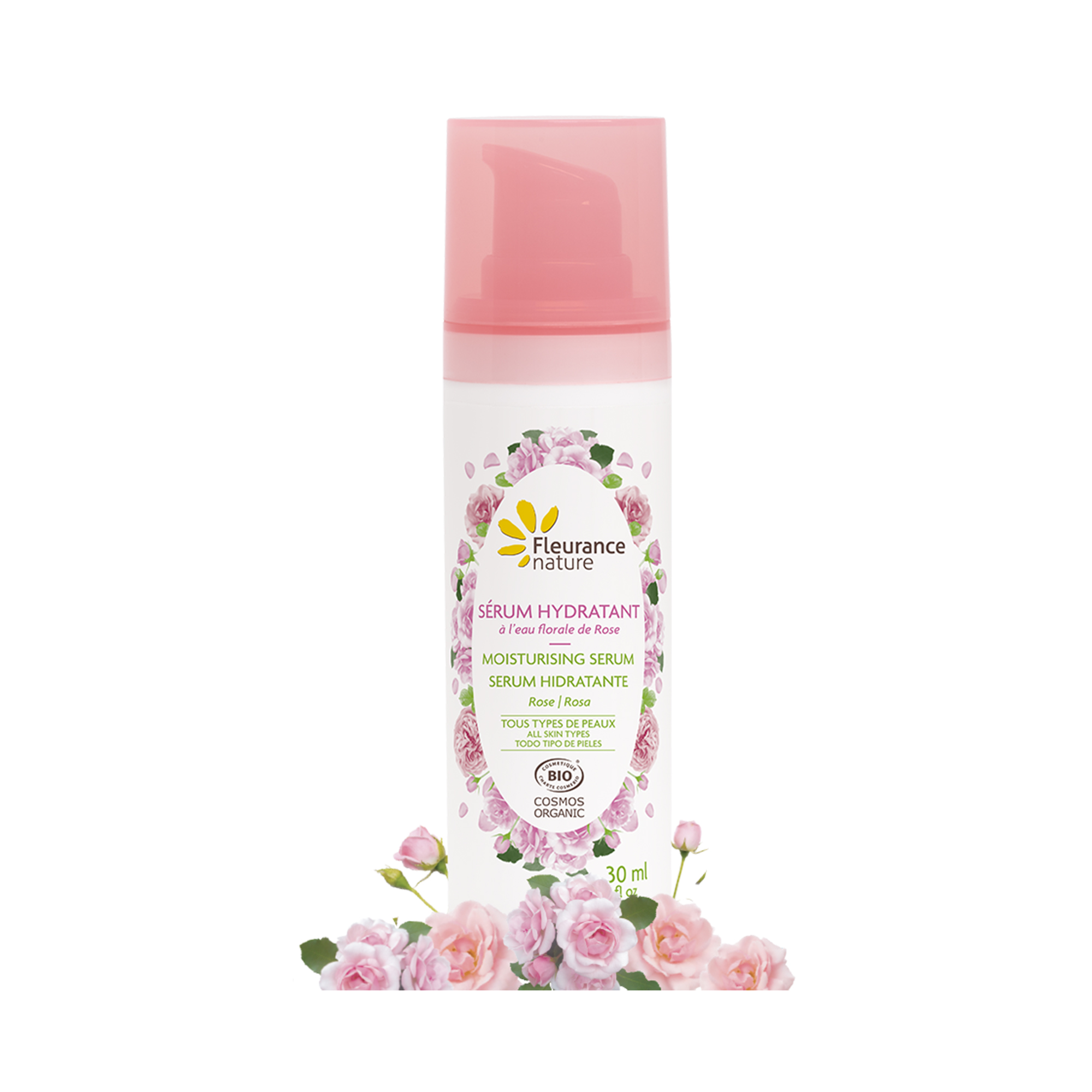 Serum hydratant eau florale de Rose