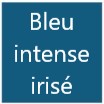 Teinte bleu intense irisé