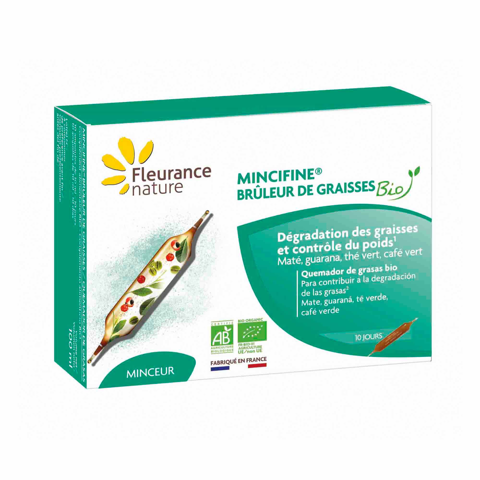 Ampoules Mincifine brûleur de graisses Bio Complément Alimentaire Bio