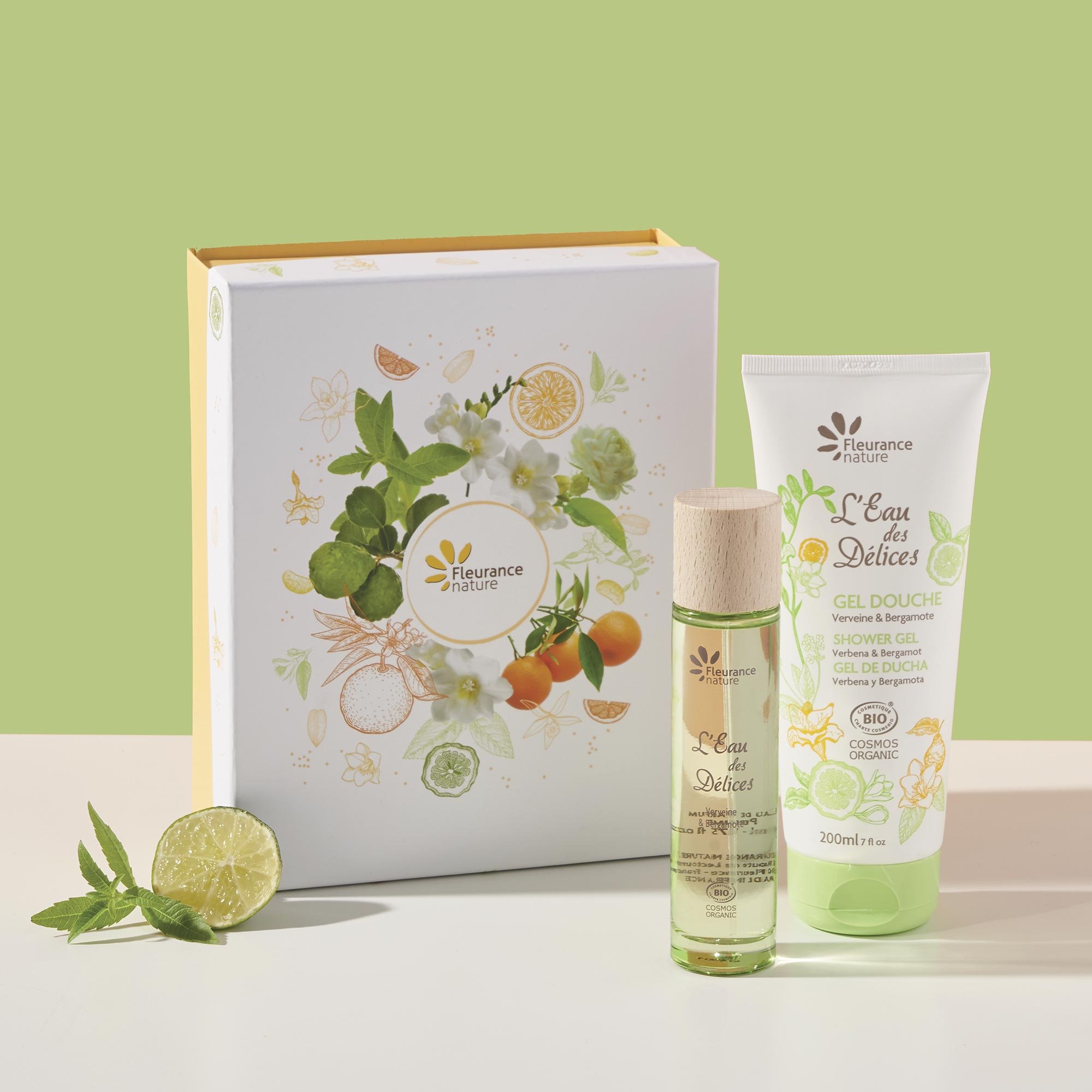 Coffret Eau des Délices Verveine et Bergamote