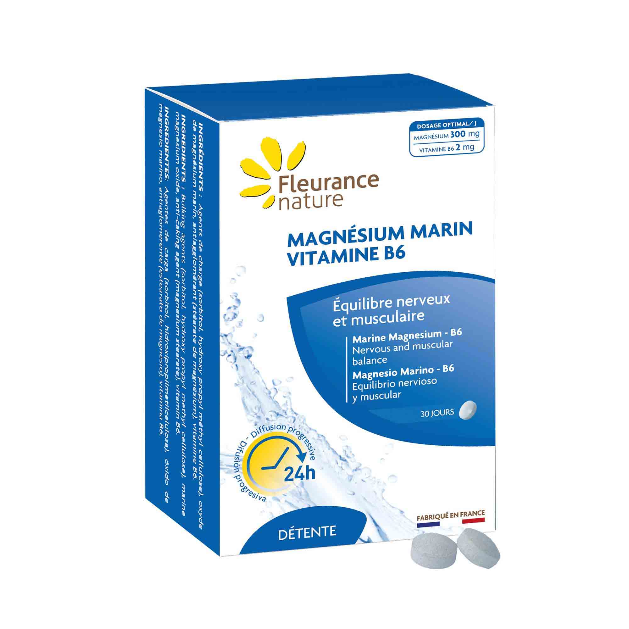 Magnésium marin B6 complément alimentaire