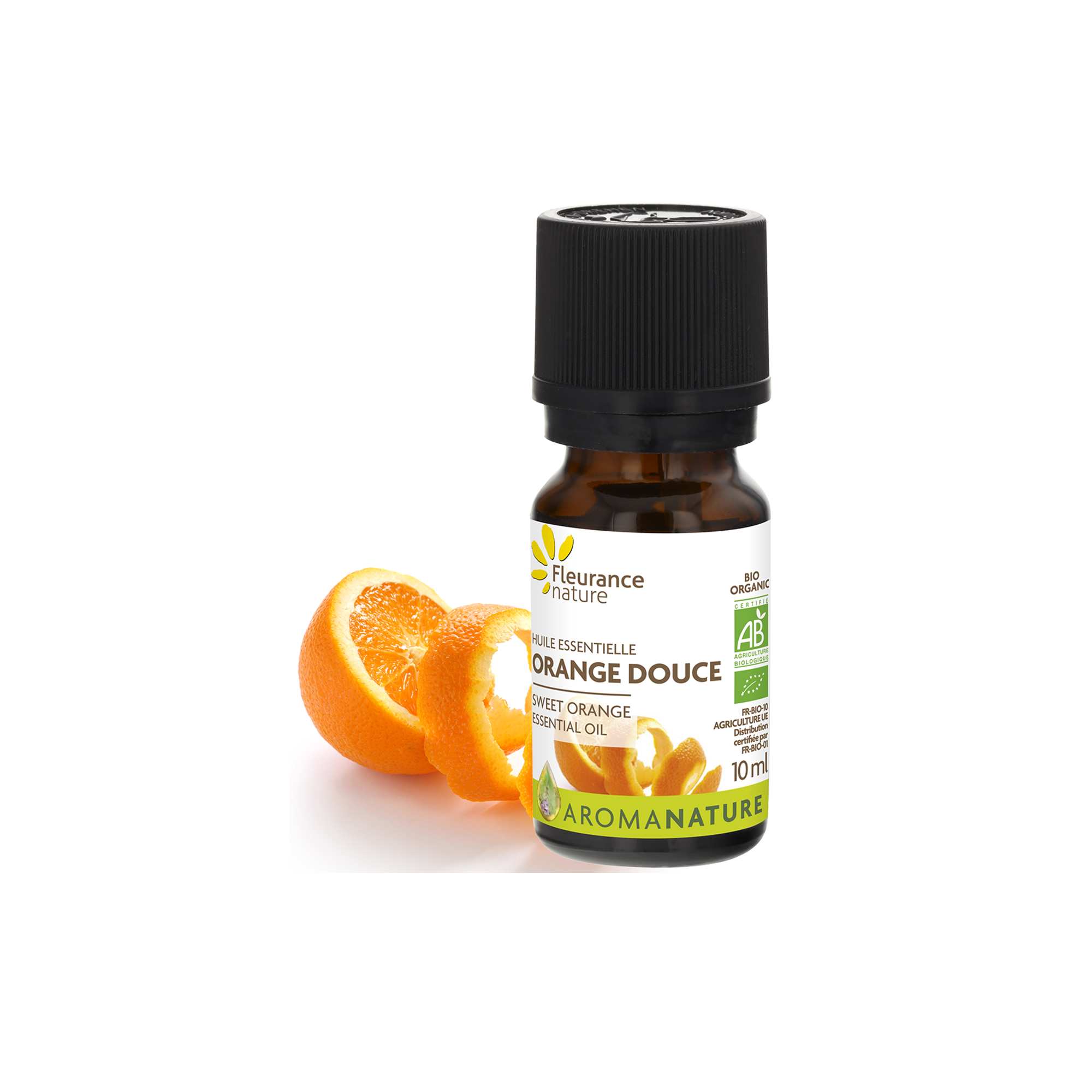 Huile essentielle - essence d'Orange douce BIO Bioflore 10 ml