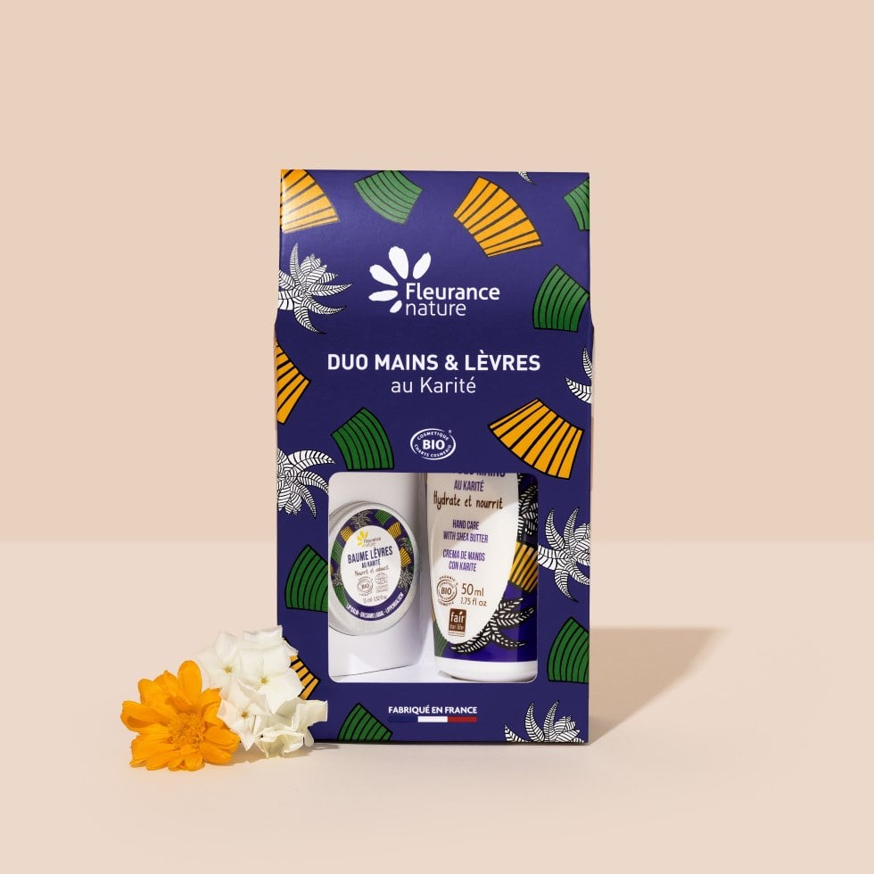 Duo mains et lèvres karité bio Fleurance Nature