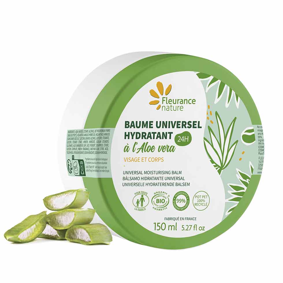 Baume universel hydratant à l'Aloe vera cosmétique bio