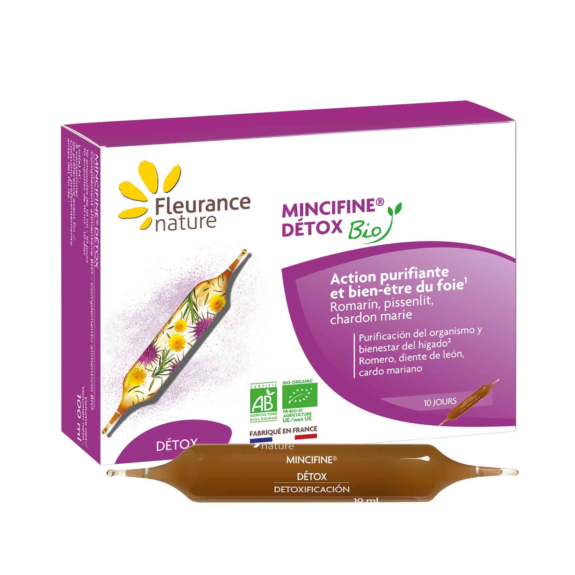 Ampoules Mincifine® détox Bio