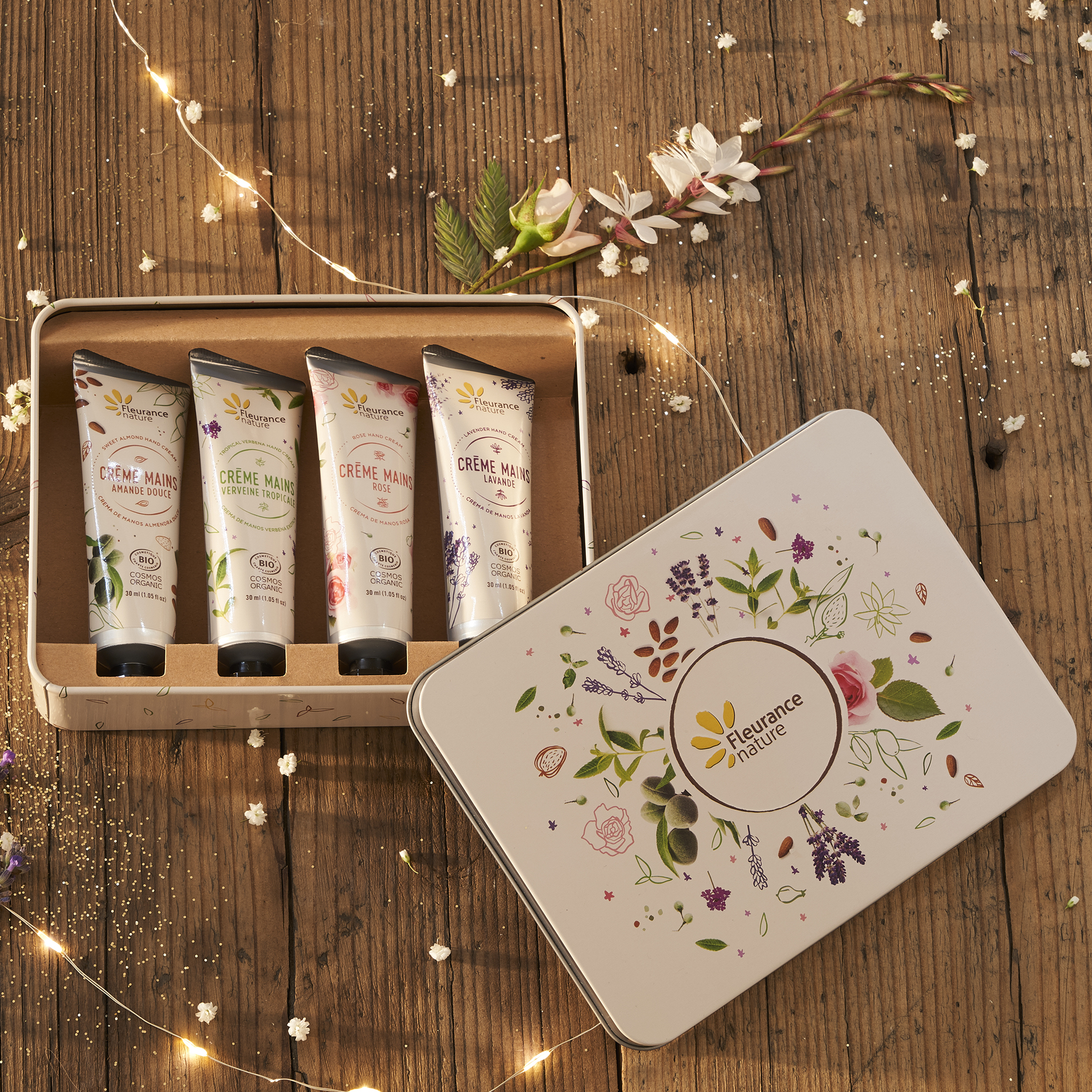 Coffret de crèmes mains Instant douceur cosmétique bio