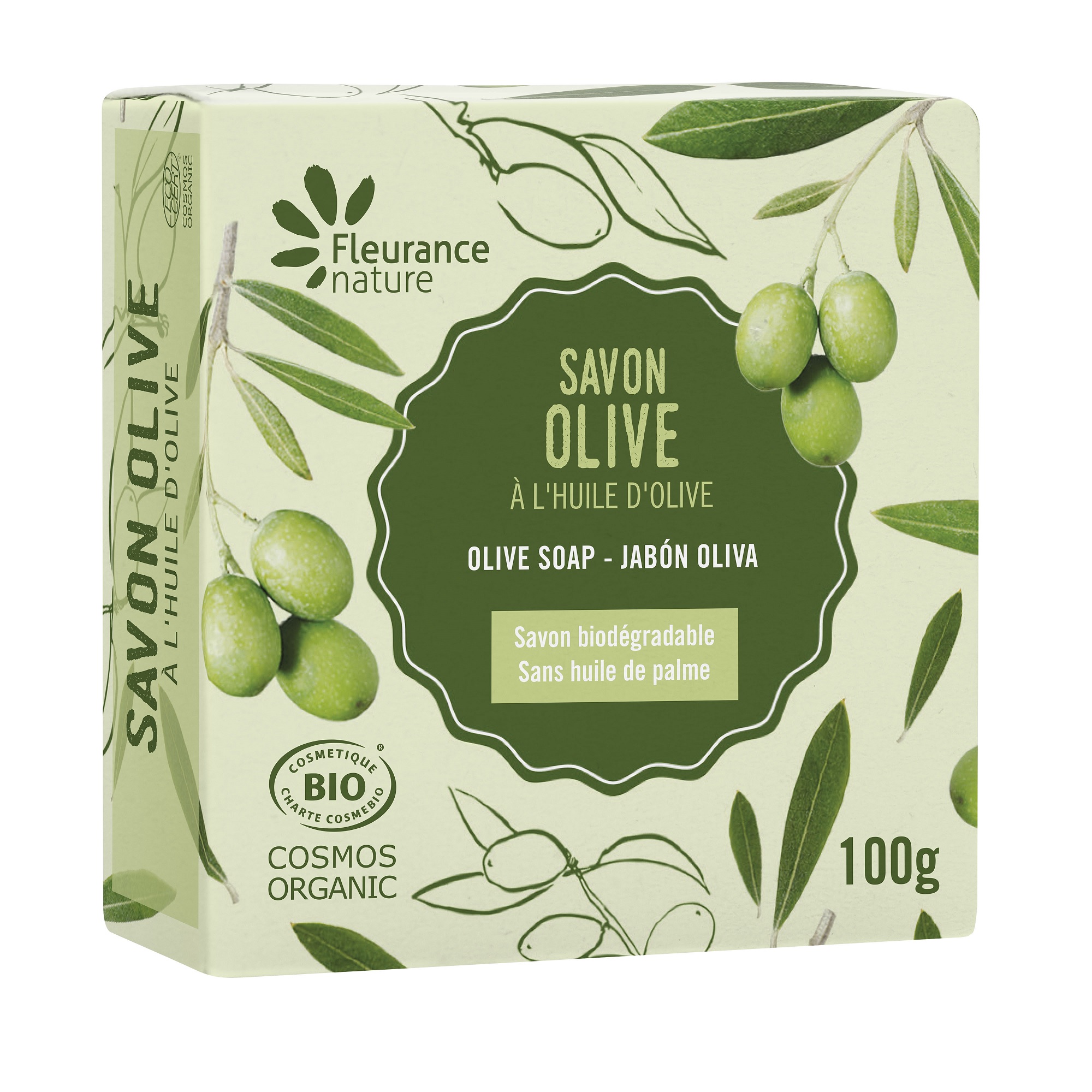 Savon parfumé à l'Olive cosmétique bio