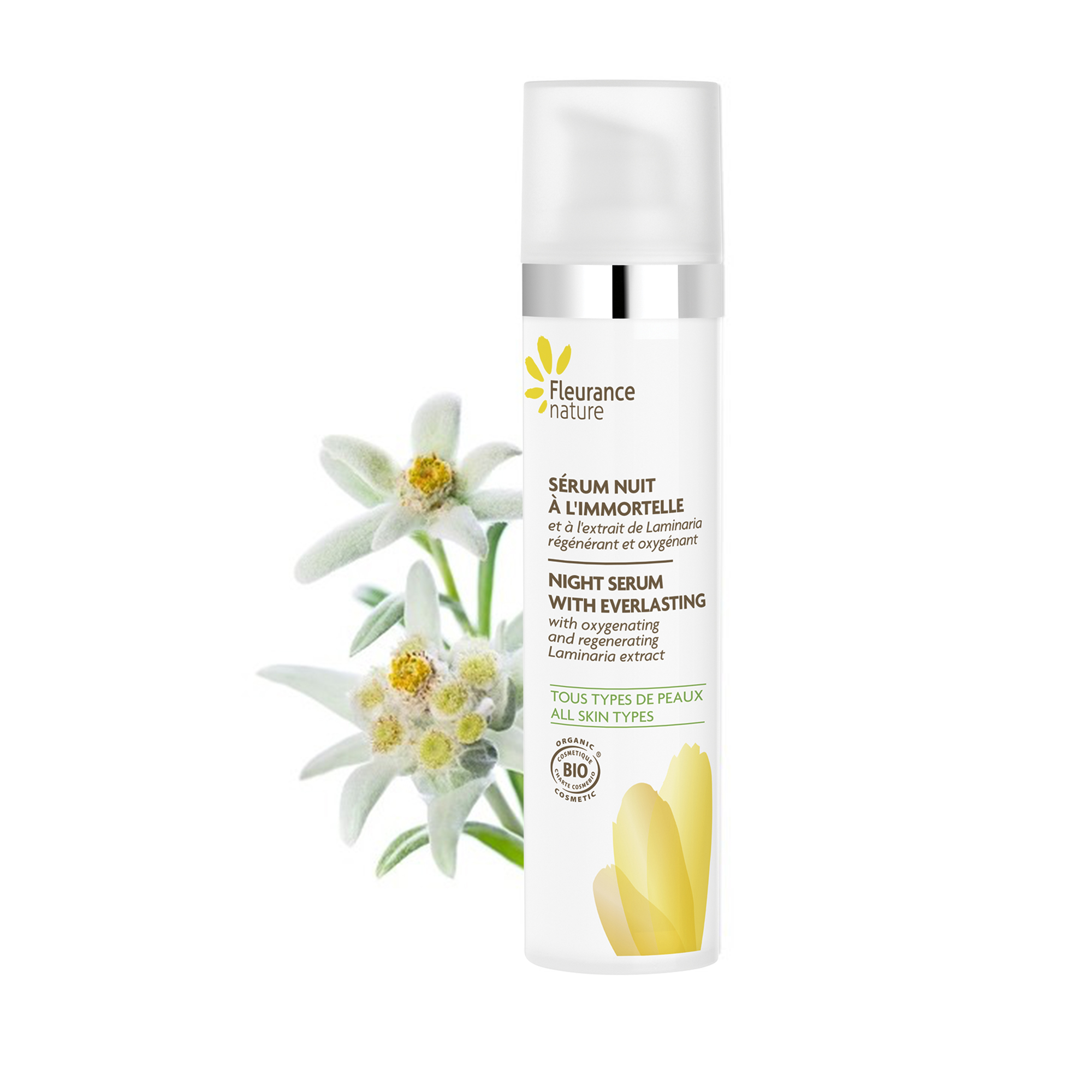 Serum nuit à l'immortelle cosmétique bio