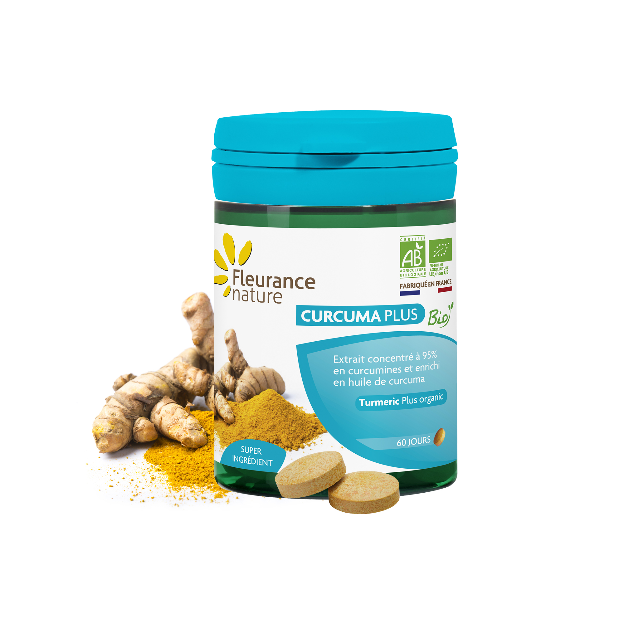 Curcuma Plus 60j complément alimentaire bio