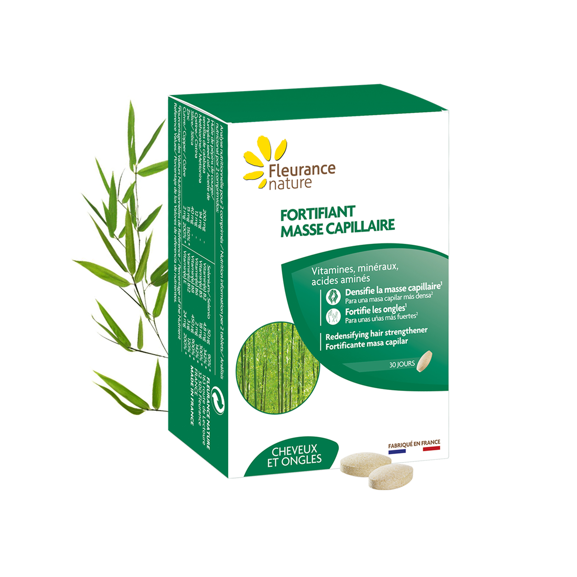 Fortifiant Masse Capillaire Complement Alimentaire Fleurance Nature