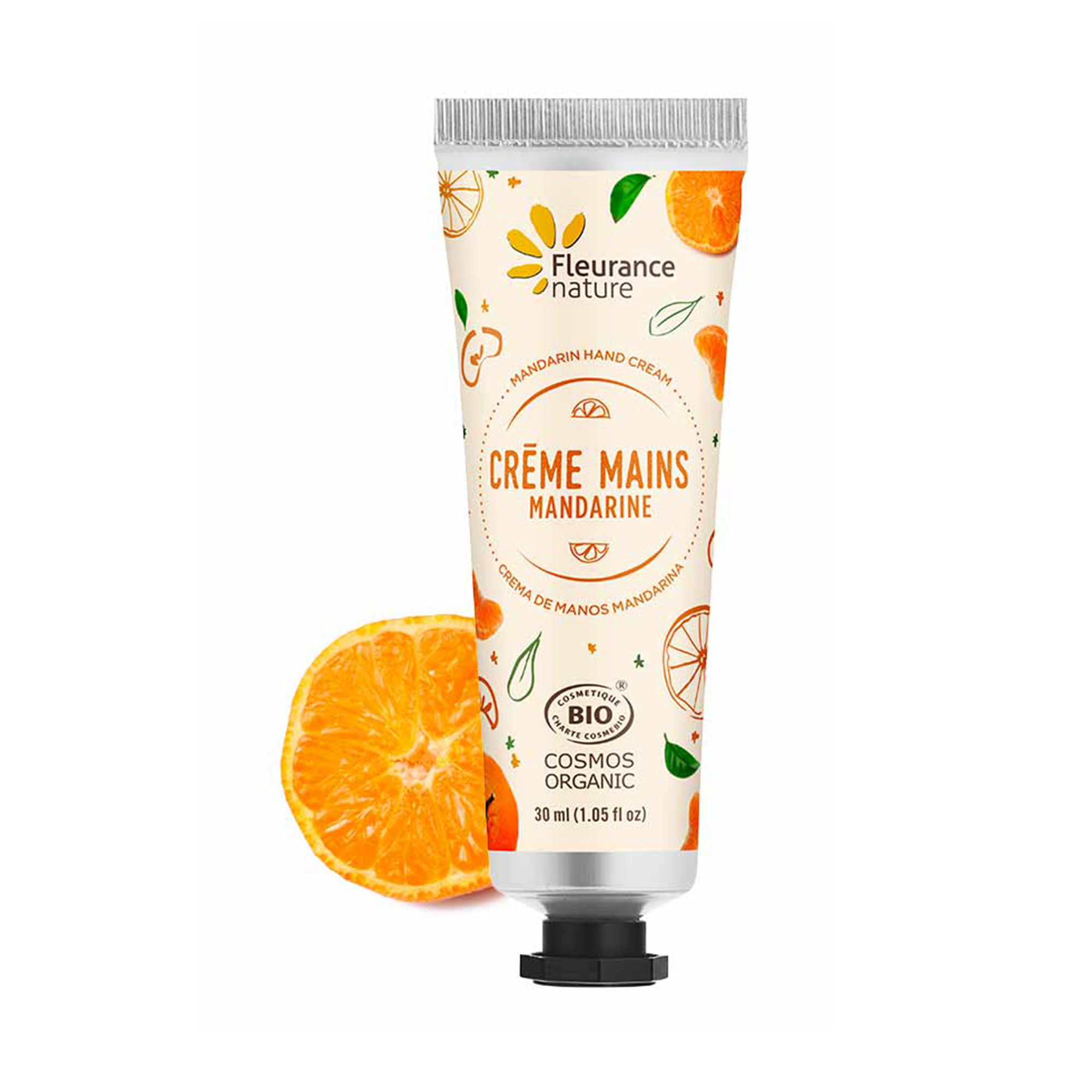 crème mains mandarine cosmétique bio