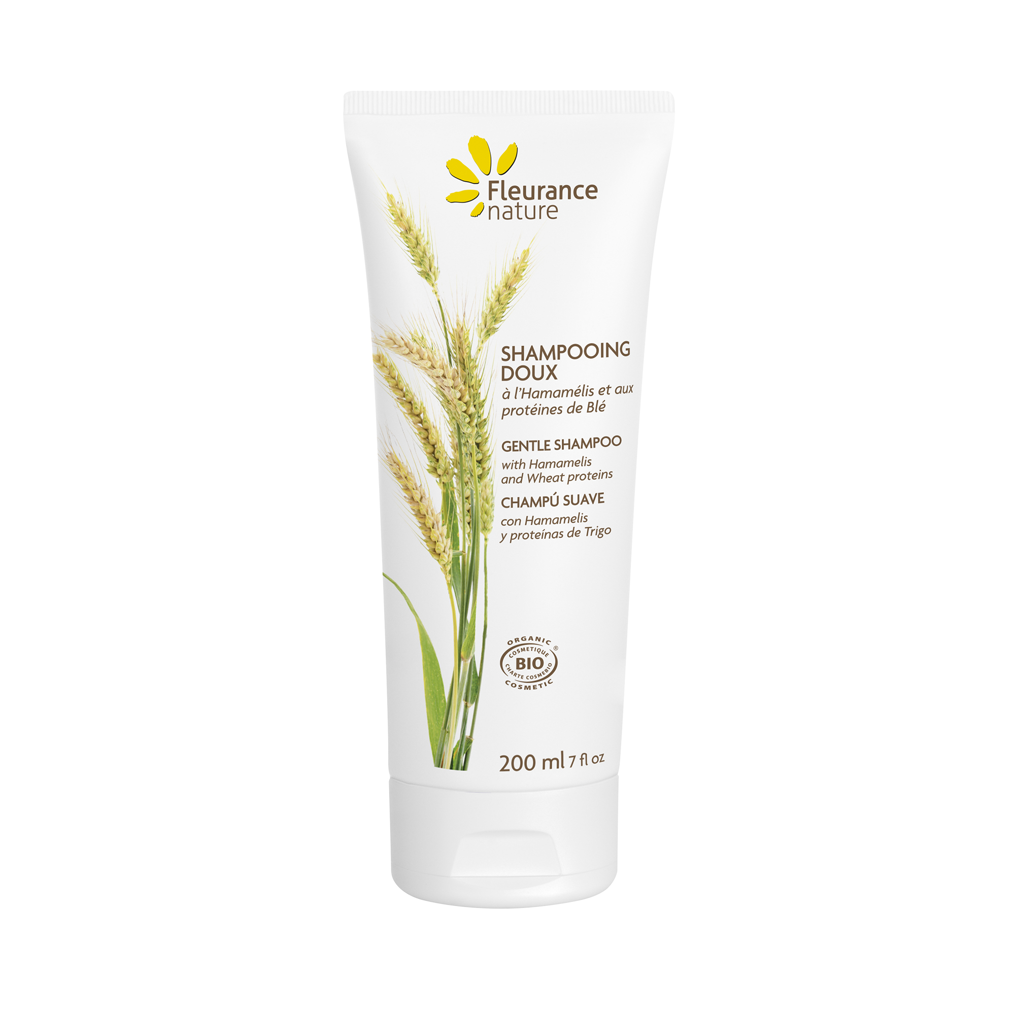 Shampoing doux hamamélis 200 ml cosmétique bio